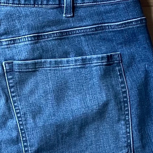 Lane Bryant distressed ankle skinny jeans Fringe Boho Plus size 28R - Picture 6 of 7